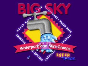 BigSky Waterpark Logo Design