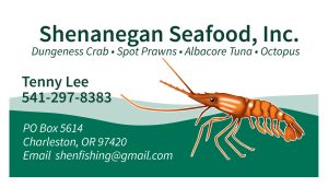 Shenanigans Seafood, Inc : Illustration, Logo Design, Business Card
